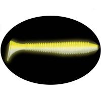Приманка ZUB-SWING  87мм(3,4")-5шт, (цвет 404) желтый светящийся