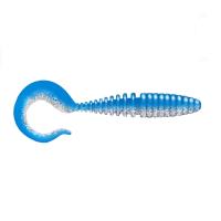 Приманка ZUB-TWIST  90мм(3,5")-5шт, (цвет 037) голубой верх-натурал низ