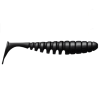 Приманка ZUB-SHAD  40мм(1,5")-12шт, (цвет 701) черный