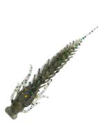 Приманка ZUB-LARVA 100мм(4")-4шт, (цвет 501) серый с блестками