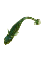 Приманка ZUB-ROCKER  75мм(3")-6шт, (цвет 505) зеленый с блестками