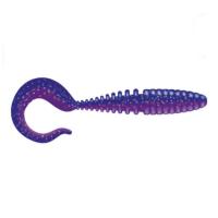 Приманка ZUB-TWIST  75мм(3")-6шт, (Цвет 408) синий верх - розовый низ