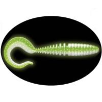 Приманка ZUB-TWIST  90мм(3,5")-5шт, (цвет 403) зеленый светящийся