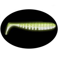 Приманка ZUB-SHAD 120мм(4,7")-5шт, (цвет 403) зеленый светящийся