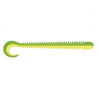 Приманка ZUB-WORM-ZANDER 135мм(5,3")-5шт, (Цвет 407)зеленый верх - желтый низ