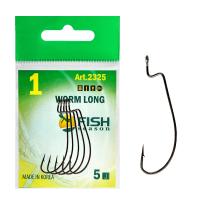 Крючок офсетный FS WORM LONG, №6 (5 шт)