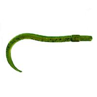Приманка ZUB-WORM 100мм(4")-5шт, (цвет 505) зеленый с блестками