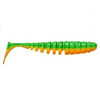Приманка ZUB-SHAD 120мм(4,7")-5шт, (цвет 022) зеленый верх - оранжевый низ