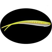 Приманка ZUB-HORDA SLAG 144мм(5,6")-4шт, (цвет 404) желтый светящийся