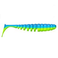 Приманка ZUB-SHAD 120мм(4,7")-5шт, (цвет 020) синий верх - желтый низ