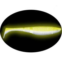 Приманка ZUB-WIBRA 125мм(4,8")-5шт, (цвет 404) желтый светящийся