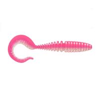 Приманка ZUB-TWIST  90мм(3,5")-5шт, (цвет 038) розовый верх-натурал низ