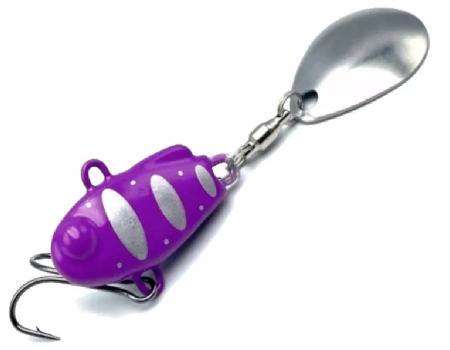 Тейл-спиннер ТС-1 7г. #04 Фиолетовый-Серебро