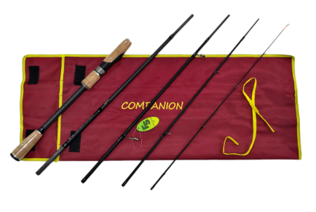 Удилище спиннинговое COMPANION, 5 секции, длина 2,28 м, тест 5-21 г