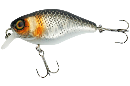 Воблер JACKALL Chubby 38 SR цв. uv mat silver & black