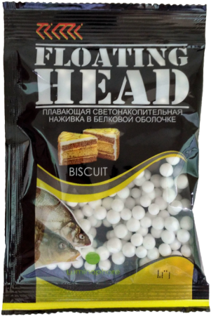 Плавающая насадка светонакопительная в белковой оболочке D 4-5 мм бел.. Ароматизатор Бисквит