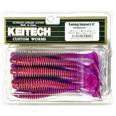 Приманка силиконовая Keitech Swing Impact 4" PAL #13 Mystic Spice