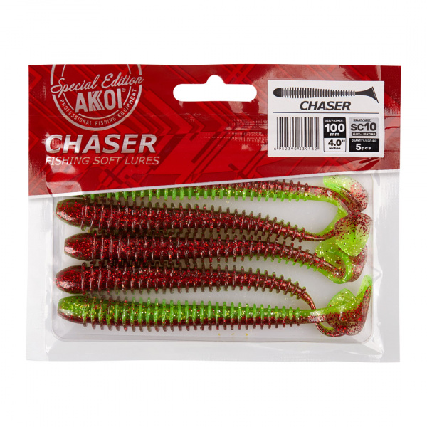 Силиконовая приманка AKKOI CHASER 100mm цвет SC10 Силиконовая приманка AKKOI CHASER 100mm цвет SC10