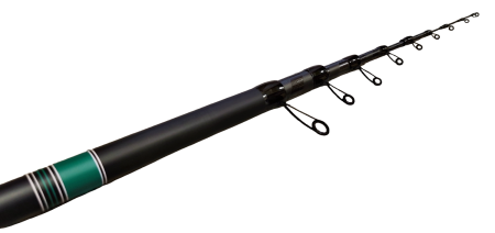 Удилище тел. с кольцами (болонское) "IRON BOLO" FISH CRYSTAL , длина 5 м (30-80Gr) CARBON 30T+40T
