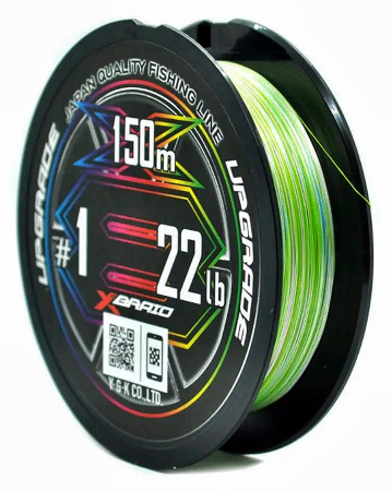 Шнур YGK X-Braid Upgrade X8 Pentagram 150m #1.0-22lb