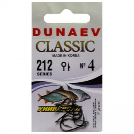 Крючок Dunaev Classic 212 #14 (упак. 9 шт)