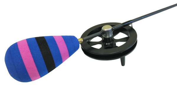 Удочка зимняя Profilux "Капля-Спорт", Цв. ZEBRANO 43 (синий, розовый, черный)