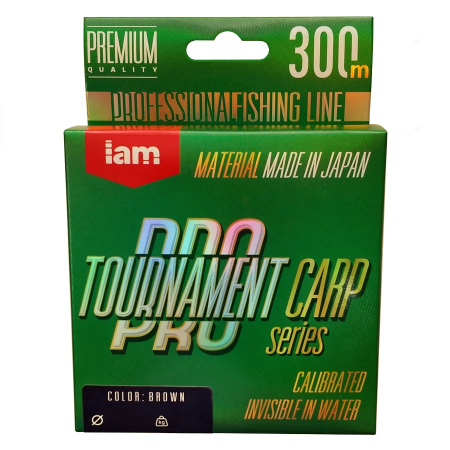 Монофильная леска TOURNAMENT PRO CARP 300m (brown) d0.331