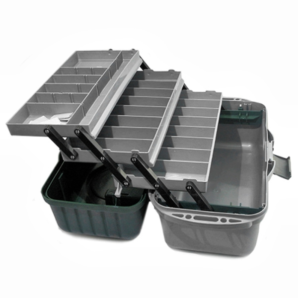 Ящик рыболовный "СЛЕДОПЫТ", с 3-мя подъемными полками/4/ Ящик рыболовный "СЛЕДОПЫТ", с 3-мя подъемными полками/4/