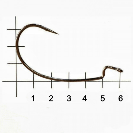 Оффсетный крючок VARIVAS Hooking Master Monster Class №6/0