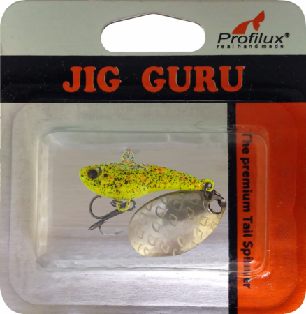 Джиг-блесна Тэйл-Спиннер ( 7,5 гр)  цв.313 (желтый)