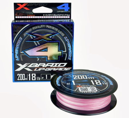 Плетеный шнур X-Braid Upgrade x4 200м 1.0