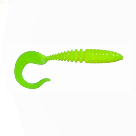 Приманка ZUB-TWIST  50мм(2")-10шт, (цвет 301) желтый