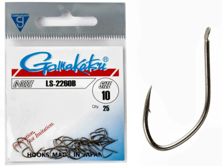 Крючки Gamakatsu LS-2260B HOOKS BRONZE разм. 10 25шт.