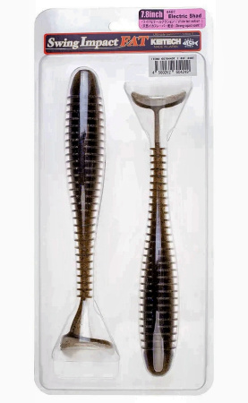 Приманка силиконовая Keitech Swing Impact FAT 7.8" #440 Electric Shad