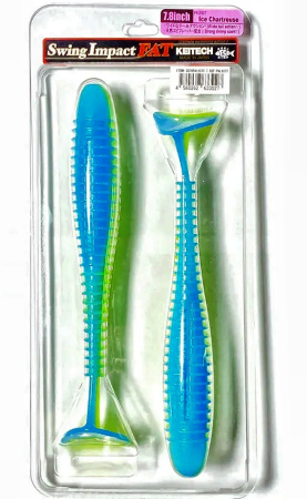 Приманка силиконовая Keitech Swing Impact FAT 7.8" #PAL03 Ice Chartreuse