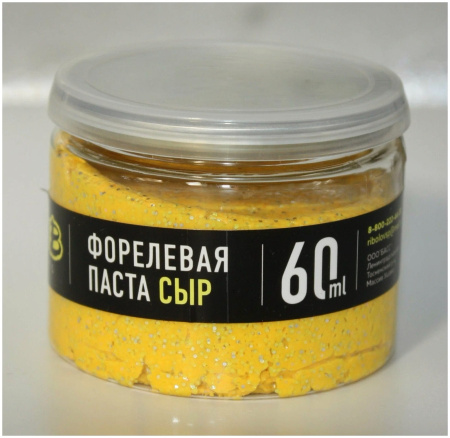 Паста ZUB 60мл Форель "Сыр" Желтая