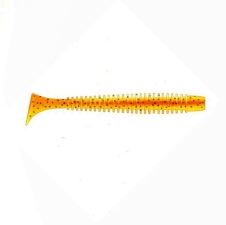 Приманка ZUB-SWING  87мм(3,4")-5шт, (цвет 250) морковный с блестками