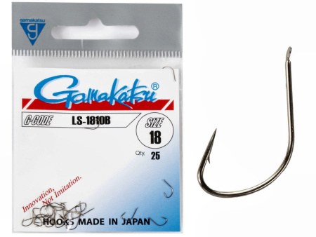 Крючки Gamakatsu LS-1810B HOOKS BRONZE разм. 18 25шт. Крючки Gamakatsu LS-1810B HOOKS BRONZE разм. 18 25шт.