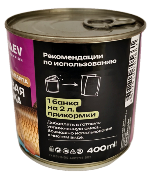 Добавка для прикормки металлобанка 430мл "Дунаев  Карп"