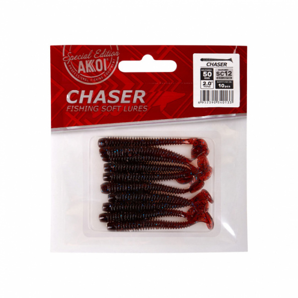 Силиконовая приманка AKKOI CHASER  50mm цвет SC12 Силиконовая приманка AKKOI CHASER  50mm цвет SC12