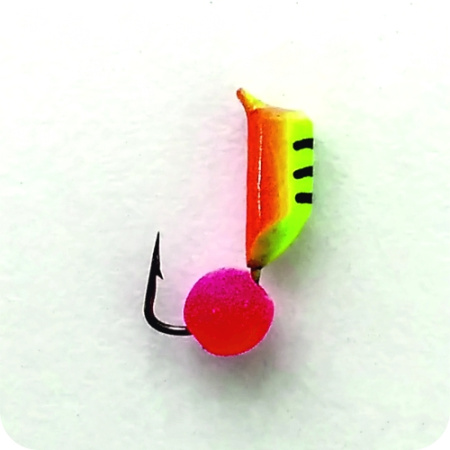 Безнасадка 3 художественный(желт.), неоновый шар, 0,8гр. розовый