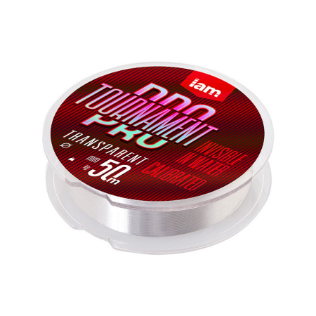 Монофильная леска TOURNAMENT PRO  50m (transparent) d0.181