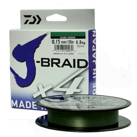 Шнур Daiwa J-Braid X4 0.15 mm