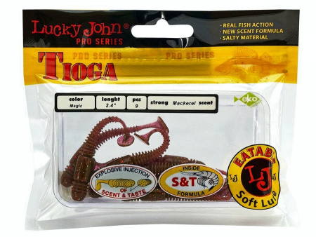 Виброхвосты съедоб. искусст. LJ Pro Series TIOGA 2.9in (07.40)/S14 7шт.