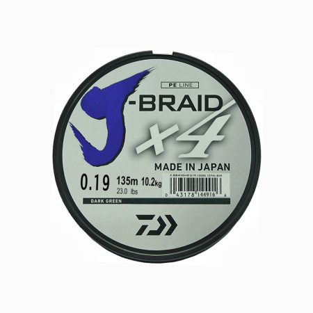 Шнур Daiwa J-Braid X4 0.19 mm