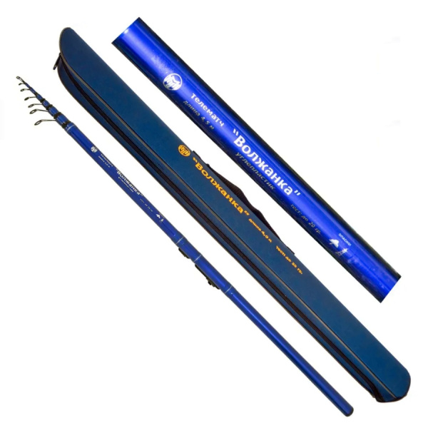 Удилище телематч "Волжанка" 5.0м (9 секций) тест до 20гр (IM7)