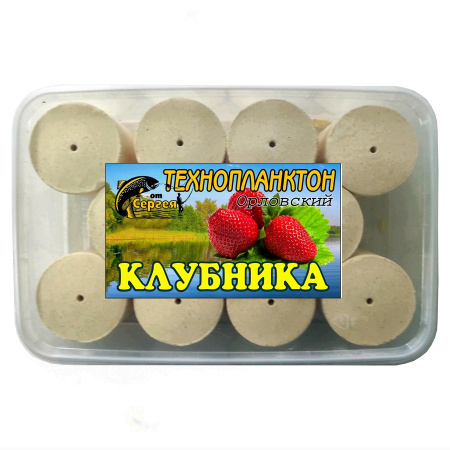 Технопланктон Клубника (80г/шт; 11шт/уп)