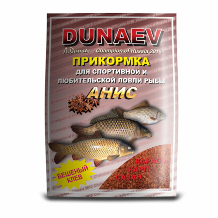 Прикормка "DUNAEV КЛАССИКА" 0.9кг Карп Анис
