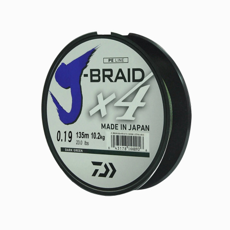 Шнур Daiwa J-Braid X4 0.19 mm
