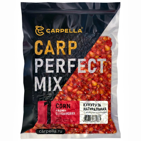 CARPELLA Микс №1, кукуруза красная с ароматом клубники 1кг.